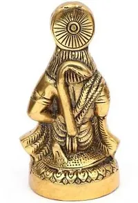 Designer Hanuman Ji Murti- Idol Bajranjbali For Home Office Temple Metal Decorative Showpiece - 15 Cm-thumb3