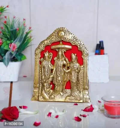 Designer Designer Lord Ram Darbar Idol Wall Hanging Showpiece - Table Top Statue Decorative Showpiece - 25 Cm-thumb2