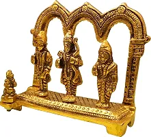 Designer Lord Ram Darbar Idol Statue For Home Office And Temple Decorative Showpiece - 12 Cm-thumb2