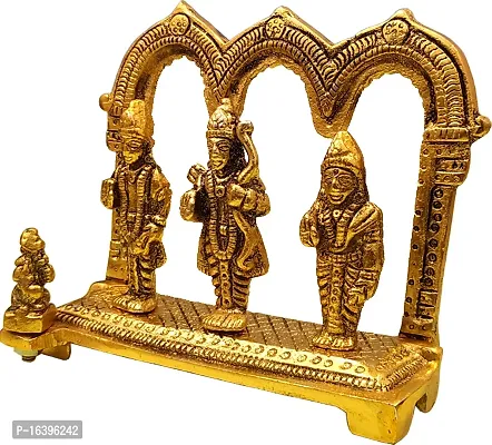 Designer Lord Ram Darbar Idol Statue For Home Office And Temple Decorative Showpiece - 12 Cm-thumb3