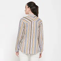 Ruhaans Womens Rayon Striped Multi Top-thumb2