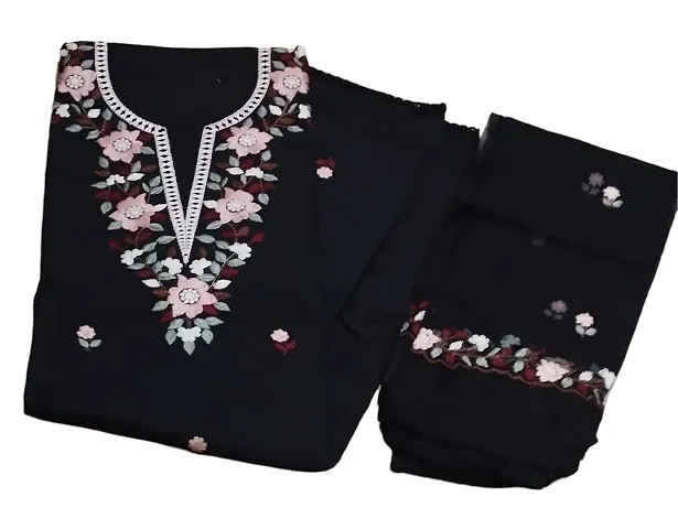 Stylish Cotton Silk Embroidered Unstitched Suits