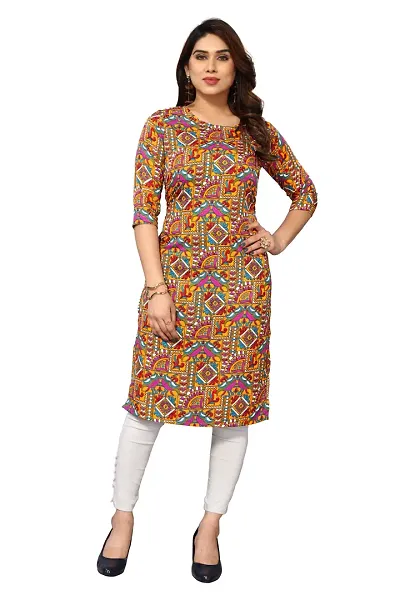 Pretty Crepe Straight Kurta