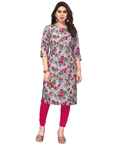 Attractive Crepe Straight Kurta For Women