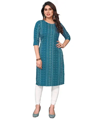 Pretty Crepe Straight Kurta