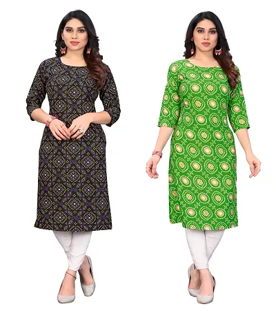 Rayna Bandhani Print Kurti 