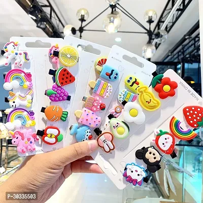 20 pcs Rainbow Hair Clips for Baby (Random Design)-thumb3