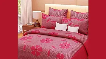 Shady Traders  Premimum Double Bed  Bedsheet With 2 Pillow Covers-thumb1