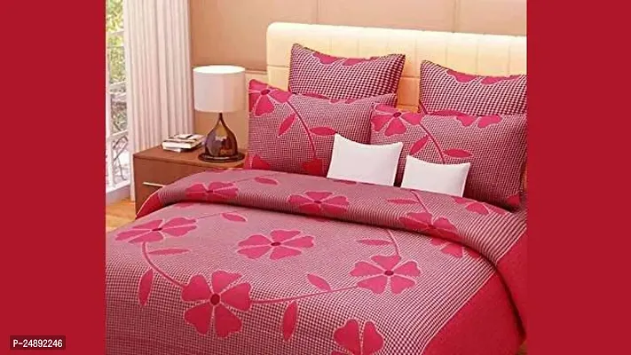 Shady Traders  Premimum Double Bed  Bedsheet With 2 Pillow Covers-thumb2