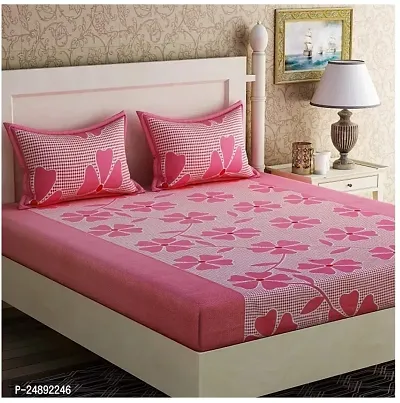 Shady Traders  Premimum Double Bed  Bedsheet With 2 Pillow Covers-thumb4