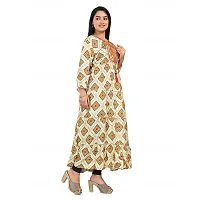 Stylish Cotton Printed Gown For Women-thumb3