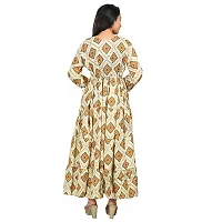 Stylish Cotton Printed Gown For Women-thumb1