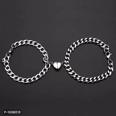Best Alloy Couple Bracelet For Newly Couples-thumb0