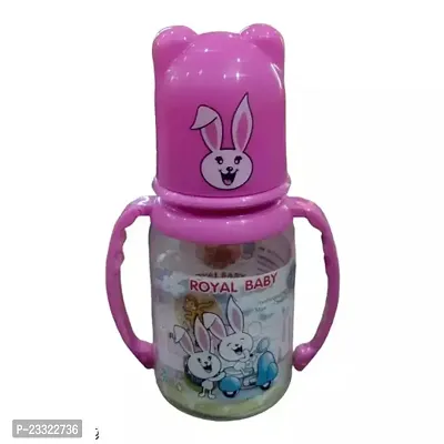 Kids Milk Feeder Bottle With Handle125Ml Colour Pink-thumb0