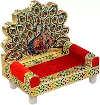 1 To 2 No Laddu Gopal Singhasan Bal Gopal Singhasan Thakurji God Sofa Wooden Wooden Pooja Chowki-thumb1