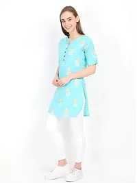 Anona Women's Printed Pure Cotton Kurti-thumb2