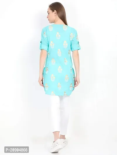 Anona Women's Printed Pure Cotton Kurti-thumb5