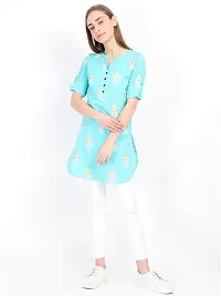 Anona Women's Printed Pure Cotton Kurti-thumb1