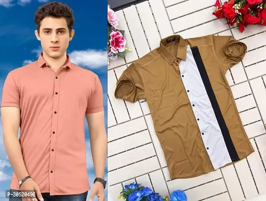 Reliable Cotton Casual Shirts For Men Pack Of 2