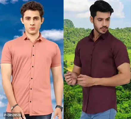 Reliable Cotton Casual Shirts For Men Pack Of 2