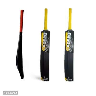 Heavy Duty Plastic Cricket Bat Full Size 34 X 4.5 inches Premium Bat for All Age Groups Kids Boys Girls Adult