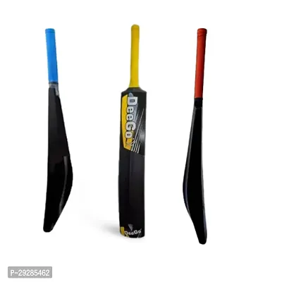 Heavy Duty Plastic Cricket Bat Full Size 34 X 4.5 inches Premium Bat for All Age Groups Kids Boys Girls Adult