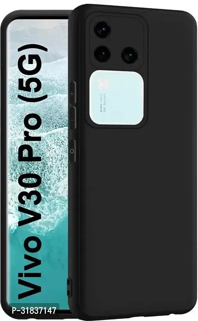 filbay Back Cover for Vivo V30 Pro 5G Black Camera Bump Protector-thumb0