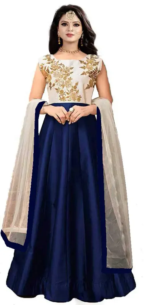 Best Selling Silk Ethnic Gowns 