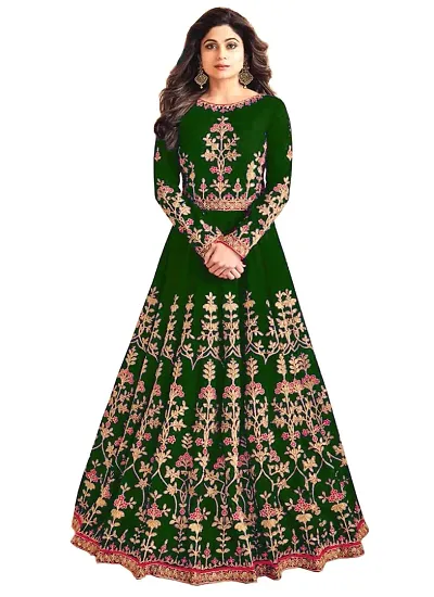 Best Selling Silk Ethnic Gowns 
