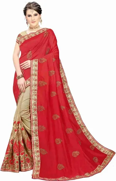 Must Have Silk Blend Saree with Blouse piece 