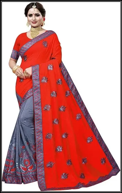 Elegant Art Silk Saree with Blouse piece 