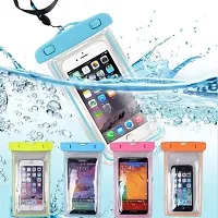 KOPILA Universal Waterproof Smartphone Protective Pouch Suitable for Pool,  Heavy Rain Suitable for All 7 Inches Smartphones (Set of-2,Purple)-thumb4