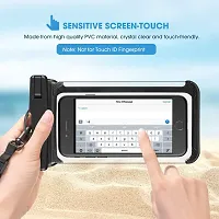 KOPILA Universal Waterproof Smartphone Protective Pouch Suitable for Pool,  Heavy Rain Suitable for All 7 Inches Smartphones (Set of-2,White)-thumb3
