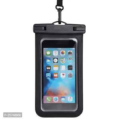 KOPILA Universal Waterproof Smartphone Protective Pouch for Pool, Beach for All Smartphones 7 Inches (Set of-1,Black)