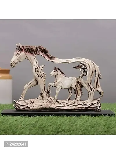 Good Luck Wealth Income Bright Future Decorative Horse Statue