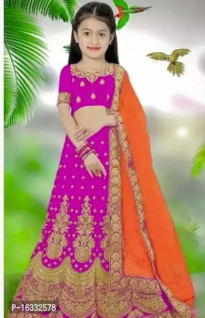 Stylish Fancy Ethnic Wear Lehenga Choli With Dupatta For Girls Party W