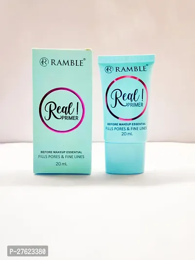 Ramble Real Face Primer | Oil Free Primer | Long Lasting Highlighter Primer - 20 Ml