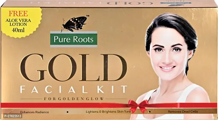Pure Roots Gold Facial Kit-thumb0