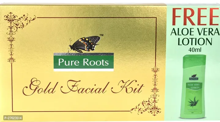 Pure Roots Gold Facial Kit 300 Gm-thumb0