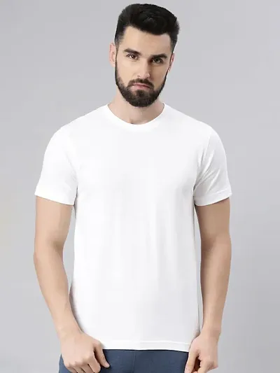 Man Polycotton Tshirt White Pack Of 1