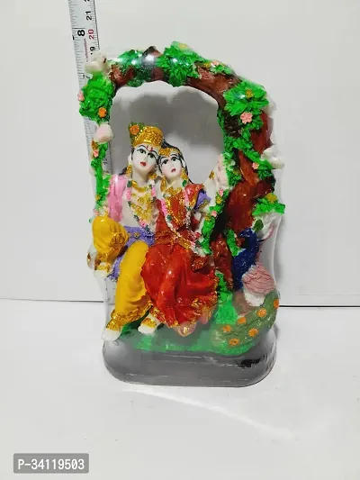 Religious  Showpiece Radha Krishna Idol for Home Decor-thumb0