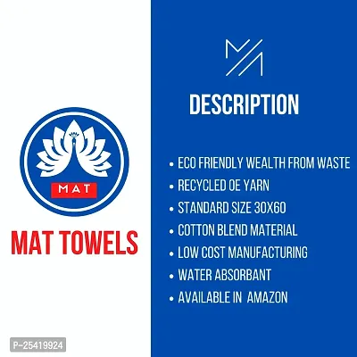 Classy Checked Cotton Towels for Men and Women, Pack of 5- 30INCH X 60 INCHES-thumb3