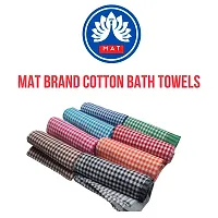 Classy Checked Cotton Towels for Men and Women, Pack of 5- 30INCH X 60 INCHES-thumb3