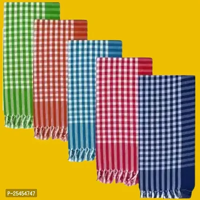 MAT PATTANI PACK OF 5 TOWEL LARGE SIZE FOR MEN  WOMEN - 30INCH X 60 INCHES-thumb0