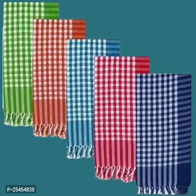 MAT PATTANI PACK OF 5 TOWEL LARGE SIZE FOR MEN  WOMEN - 30INCH X 60 INCHES-thumb0