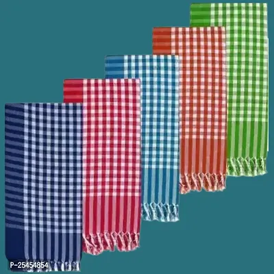 MAT PATTANI PACK OF 5 TOWEL LARGE SIZE FOR MEN  WOMEN - 30INCH X 60 INCHES-thumb0