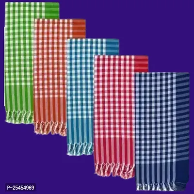 MAT PATTANI PACK OF 5 TOWEL LARGE SIZE FOR MEN  WOMEN - 30INCH X 60 INCHES