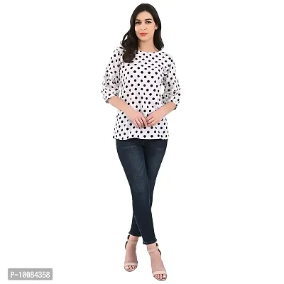 Rimsha Wear Women's Polka dot Ballon Sleeve top-thumb6