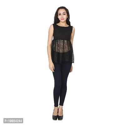 Rimsha Black net sheir top (Medium)