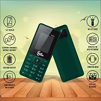 Felsone Steller 1.8 Inch Display Feature Phone, 1050Mh Big Battery With Premium Back Cover (Green)-thumb1